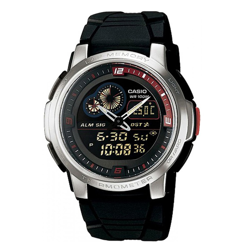 Jam Tangan Pria - Casio AQF 102W-1B - Murah - Original