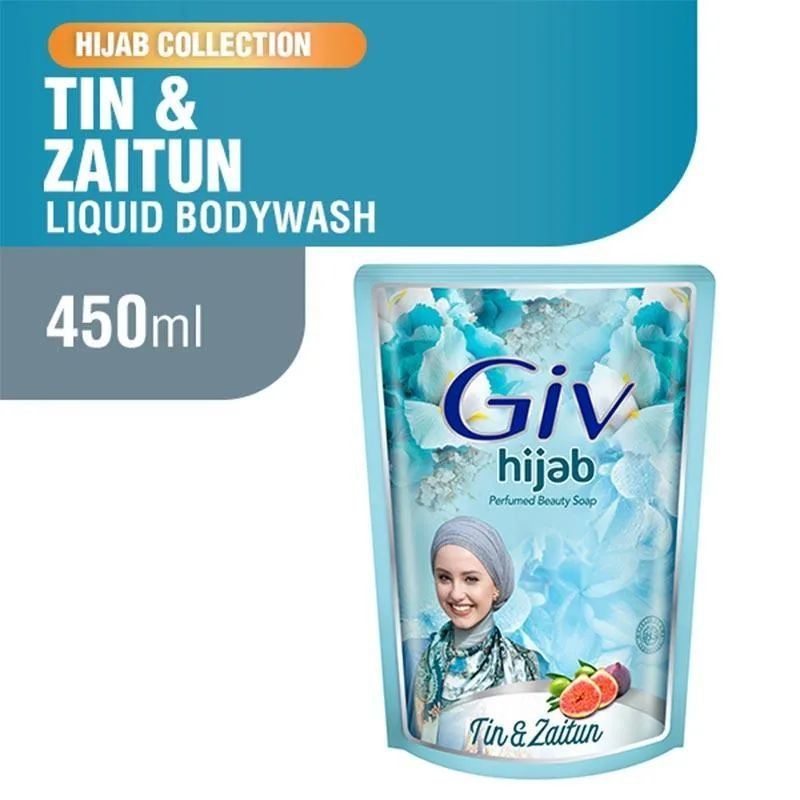 Giv Hijab Bodywash Sabun all varian Pump Refill  400ml 550ml