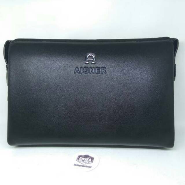 HANDBAG TAS TANGAN PRIA WANITA AIGNER KULIT IMPORT 9806