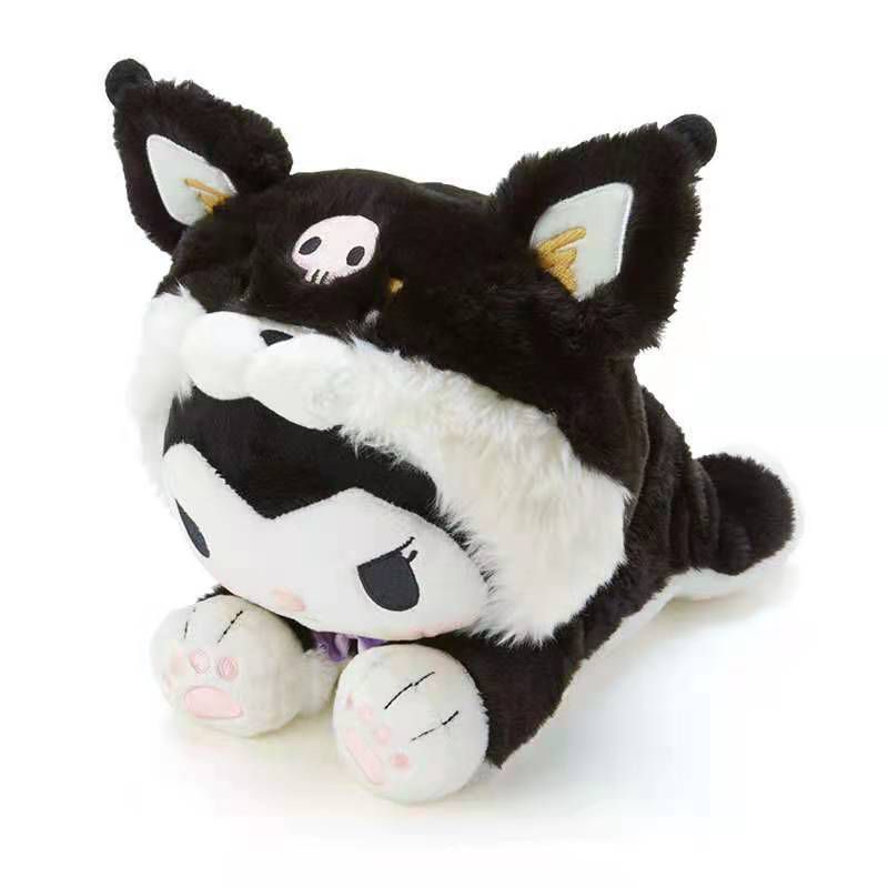 28cm Mainan Boneka Cute Kuromi Plush Toys Kawaii Stuffed My Melody Cinnamoroll Doll Soft Cartoon Gift