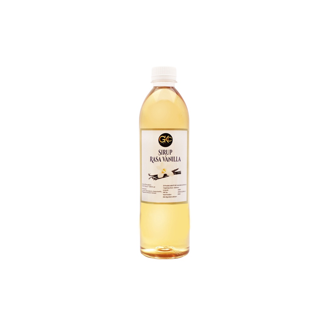 Sirup Vanilla / Vanilla Syrup Minuman GKC Heritage 640 ml (Import Quality) Vanila