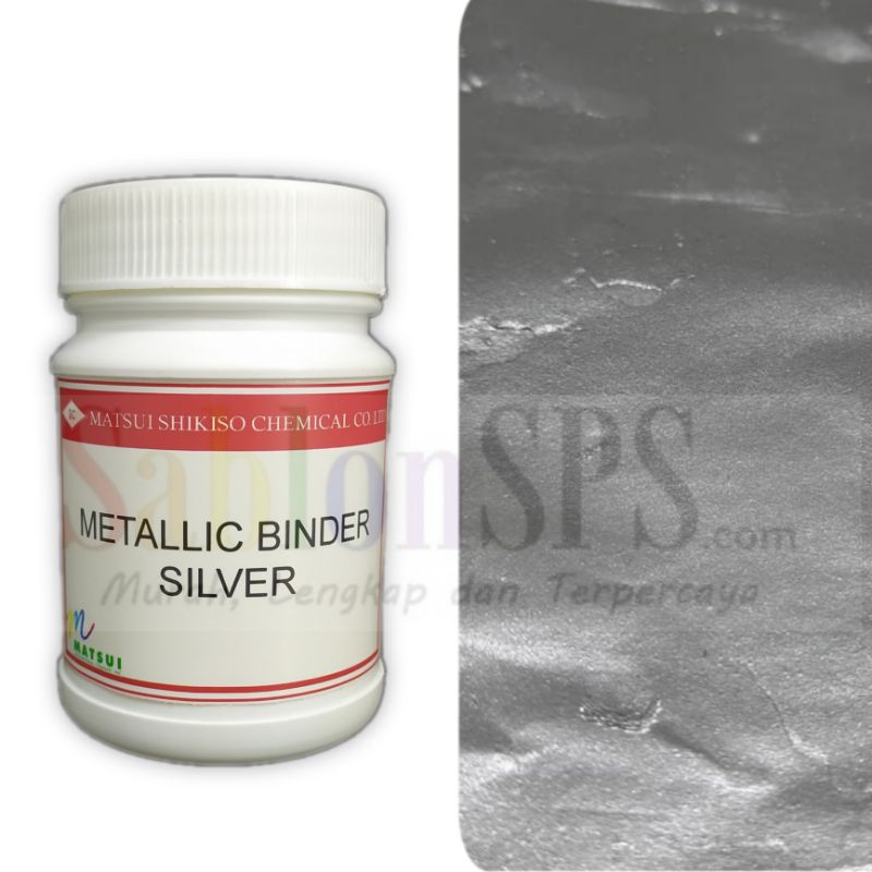 TINTA SABLON MATSUI METALLIC BINDER SILVER 250GR