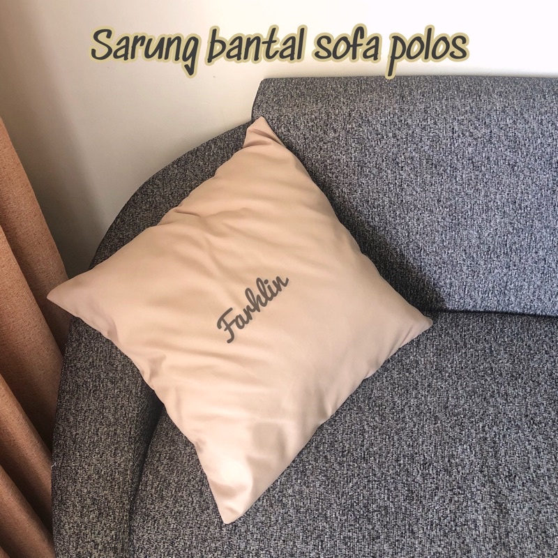 SARUNG BANTAL SOFA POLOS