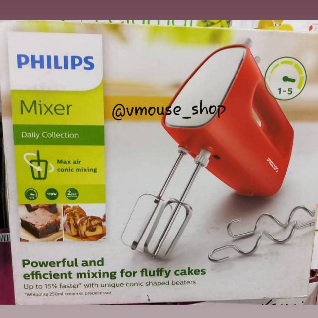 MIXER HAND PHILIPS HR1552 - HAND MIXER PHILIPS - PHILIPS HAND MIXER - MIKSER TANGAN - MIXER MURAH - 