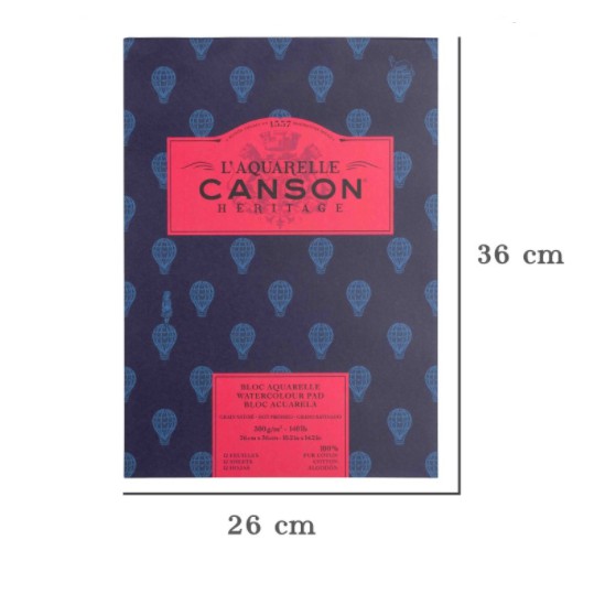 

CANSON HERITAGE 12S HOT PRESSED 300G