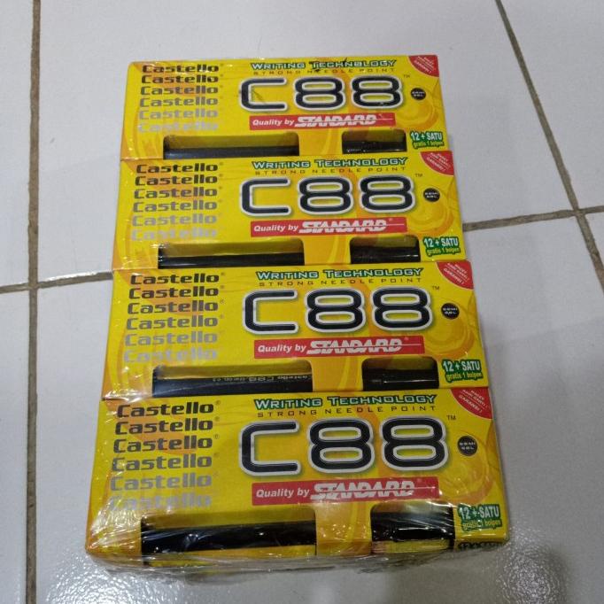 

Office & Stationery | Alat Tulis | Pulpen Standard Castello C88 | Best Seller