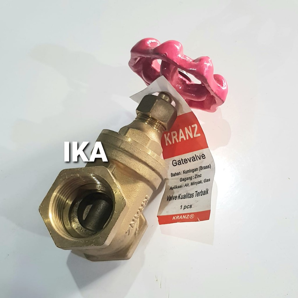 CRAZY SALE | KUNINGAN GATE VALVE 1 inch Drat Stop Kran KRANZ / STOPKRAN Ball Valve Kuningan