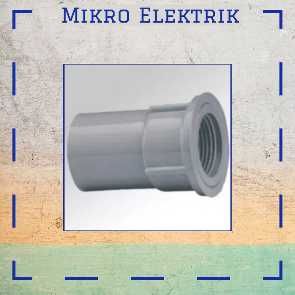 PVC Sok Drat Dalam 1/2&quot; / SDD 1/2Inch Merk Rucika