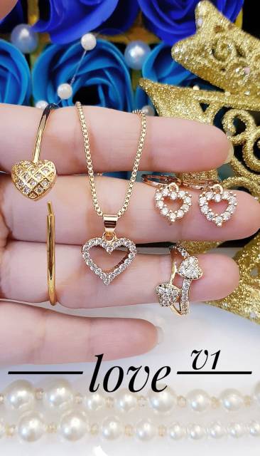 Xuping set perhiasan lapis emas 24k 2753j