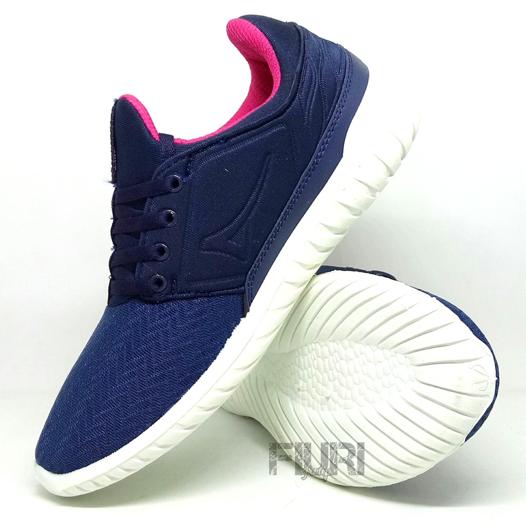 FIURI - ARDILES ORIGINAL - ZIMMA 37-40 NAVY PINK - SEPATU KETS WANITA - SEPATU SNEAKERS WANITA - SEPATU OLAHRAGA SPORT WANITA - SEPATU CASUAL - SEPATU JOGGING LARI FITNESS GYM SENAM WANITA - SEPATU ANAK PEREMPUAN CEWEK - SEPATU SEKOLAH BERTALI SD SMP SMA