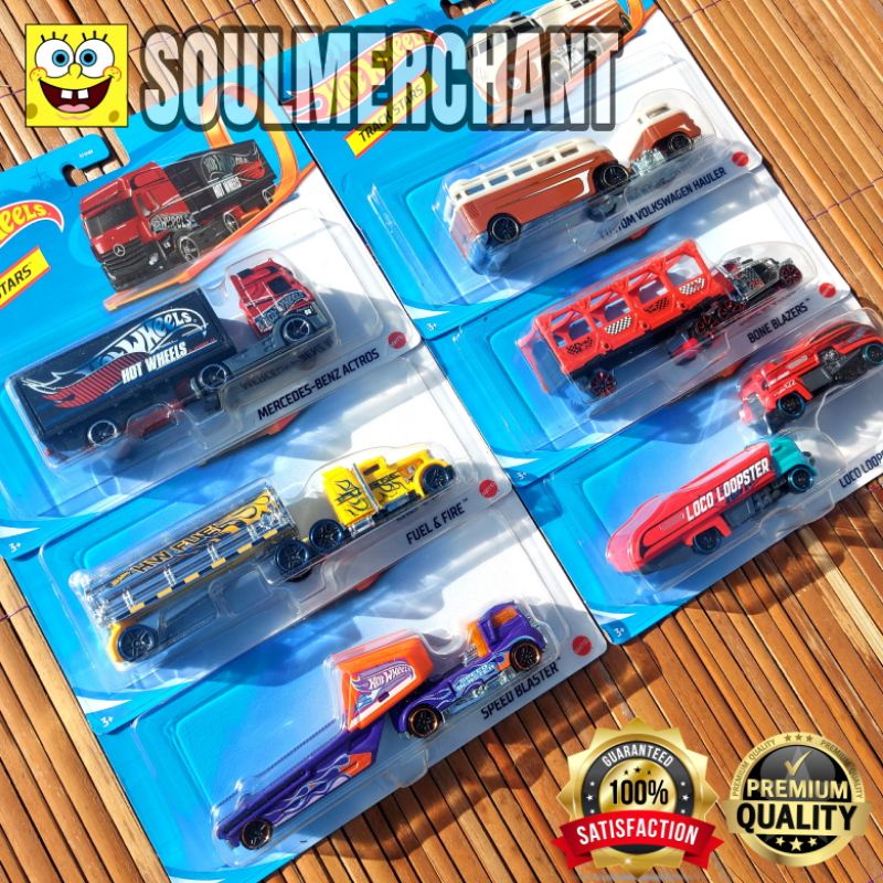 hotwheels super rigs track stars bone blazers loco loopster custom vw volkswagen hauler speed blaste