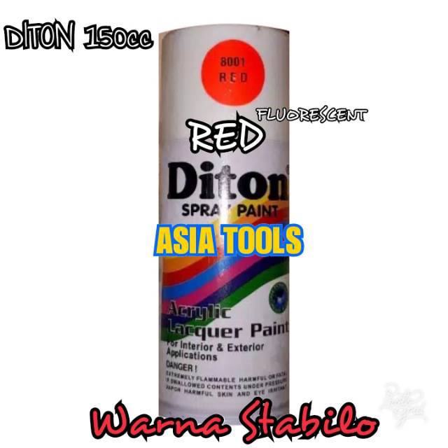

Cat Semprot DITON 150cc Warna Stabilo Red