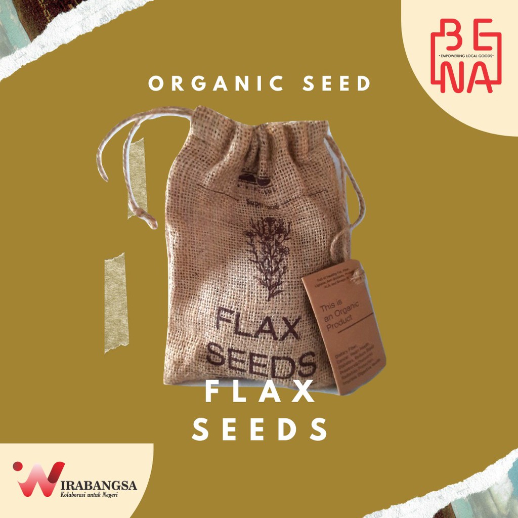

Flax seed biji rami 200 gram superfood camilan sehat untuk healthy life style vegetarian