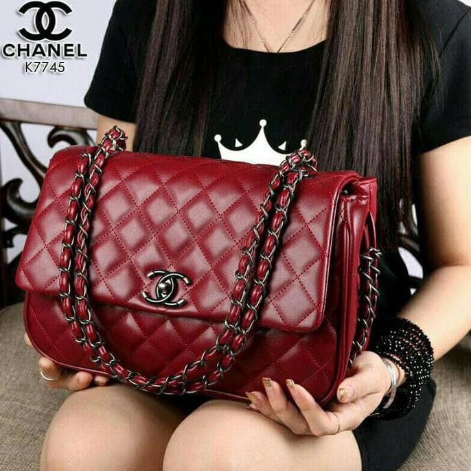 Barang Bagus Tas Wanita Import Tas Chanel Flap Chain Yuni Shara Semi Ori ON SALE