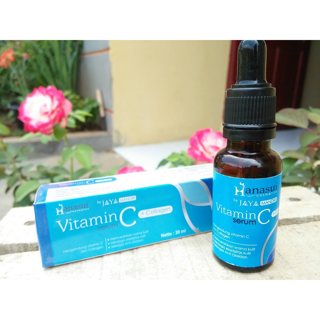 Hanasui Serum Vitamin C plus Collagen Biru Girlsneed77 ORIGINAL BPOM Serum Anti Aging