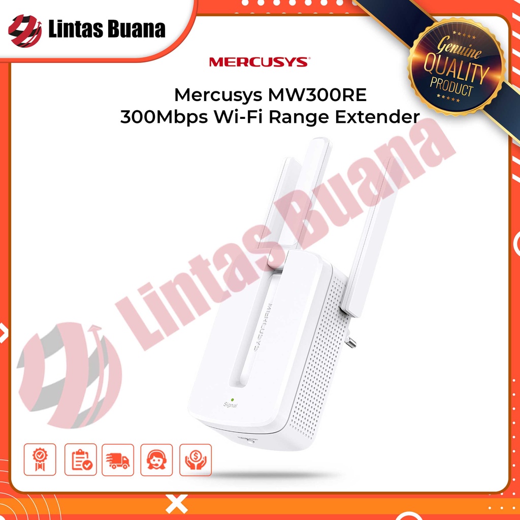 Mercusys MW300RE 300Mbps Wi-Fi Range Extender