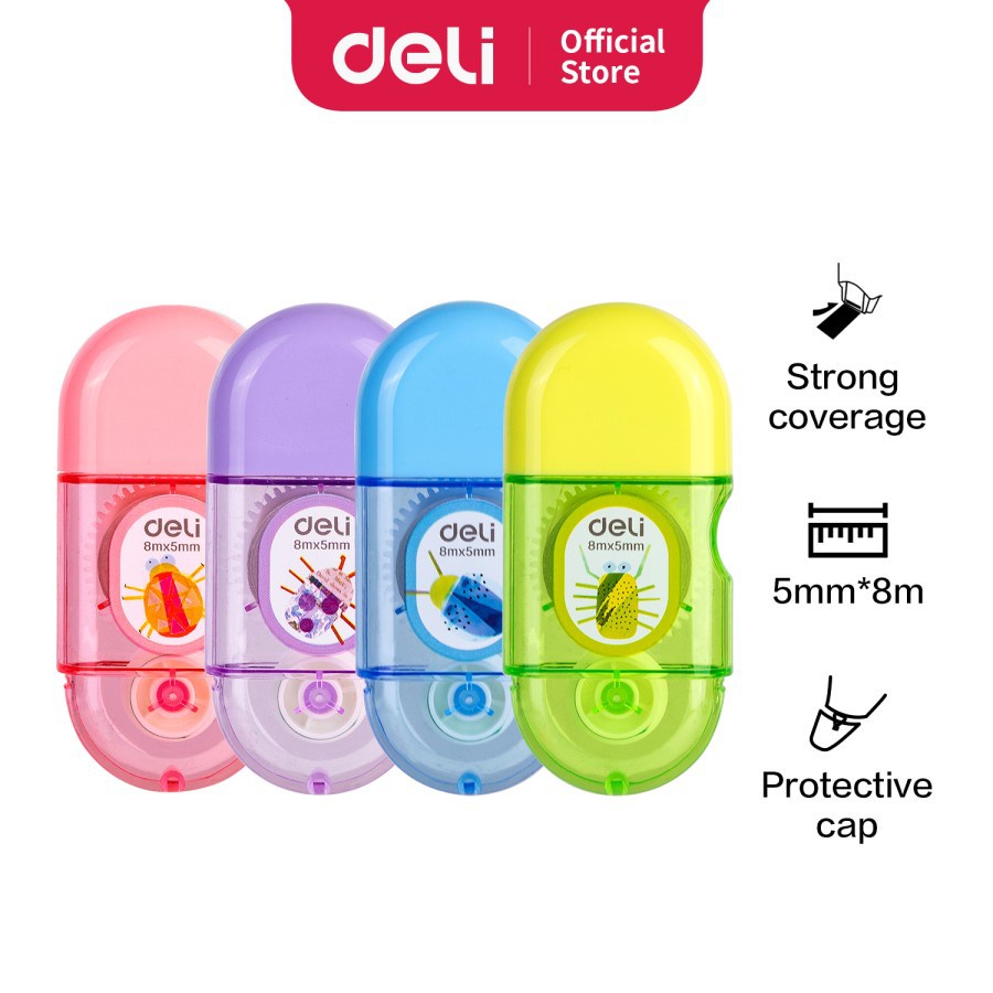

Tipe-X DELI COMiKO Correction Tape 8mx5mm - EH351