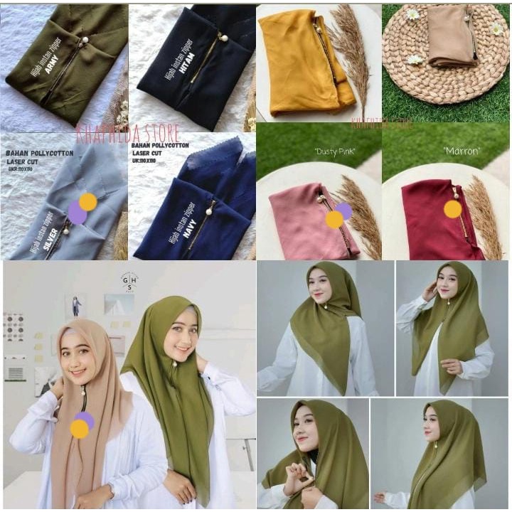 hijab ziper reseliting terbaru