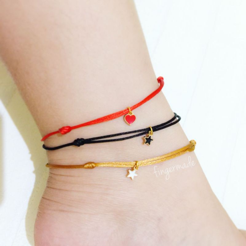 Fingermade Gelang Kaki Bintang Love