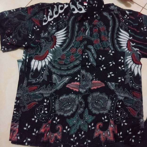 Baju Batik Anak Cowok Kemeja Lengan Pendek Batik Anak Laki Laki