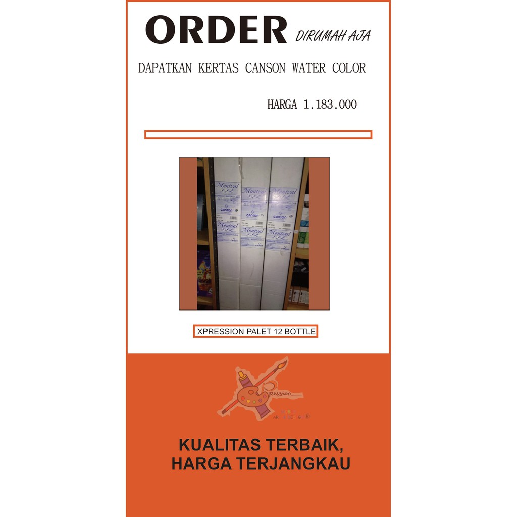 

KERTAS CANSON WATERCOLOR 10 METER