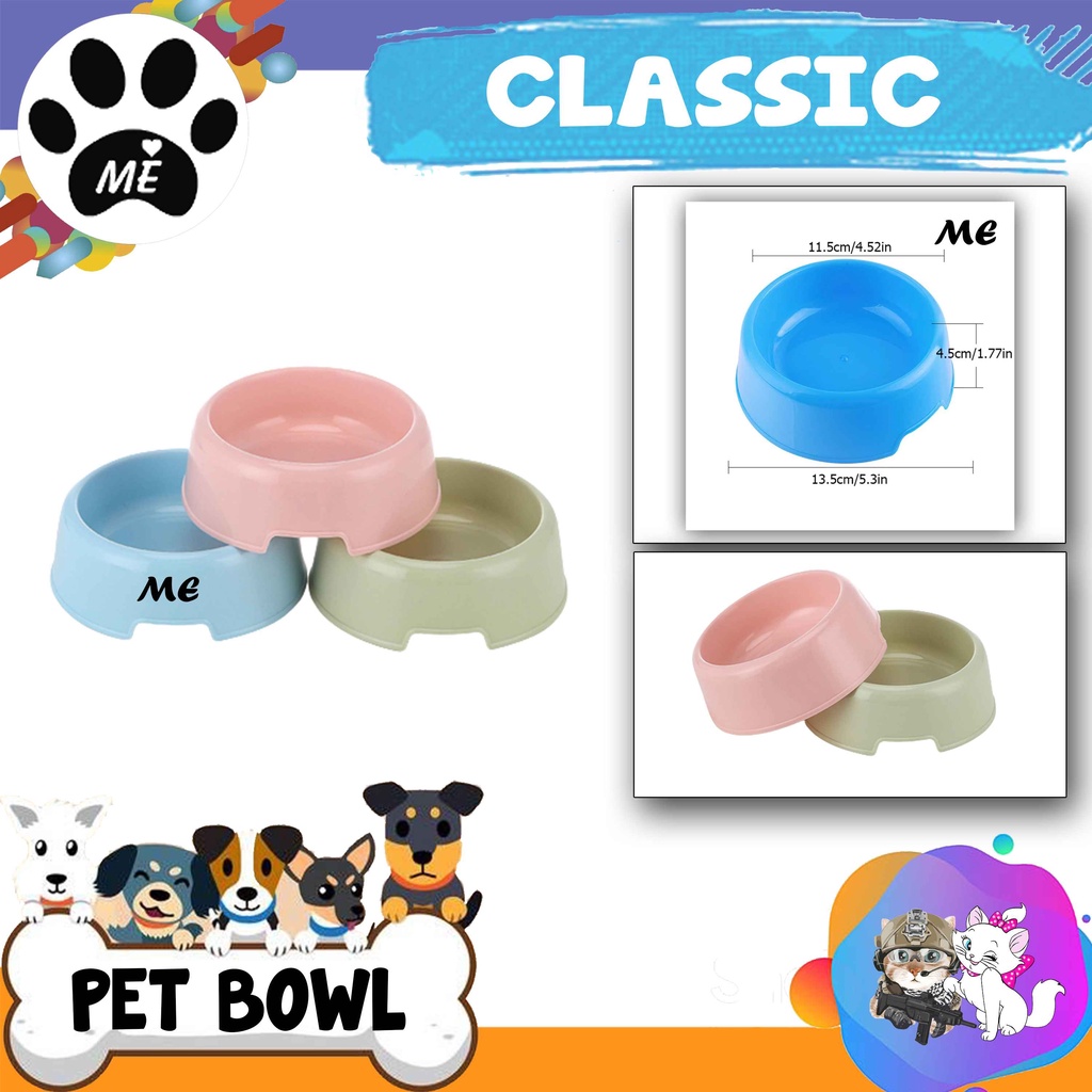 Pet Bowl &quot;CLASSIC&quot; Tempat Makan Minum Hewan Hewan