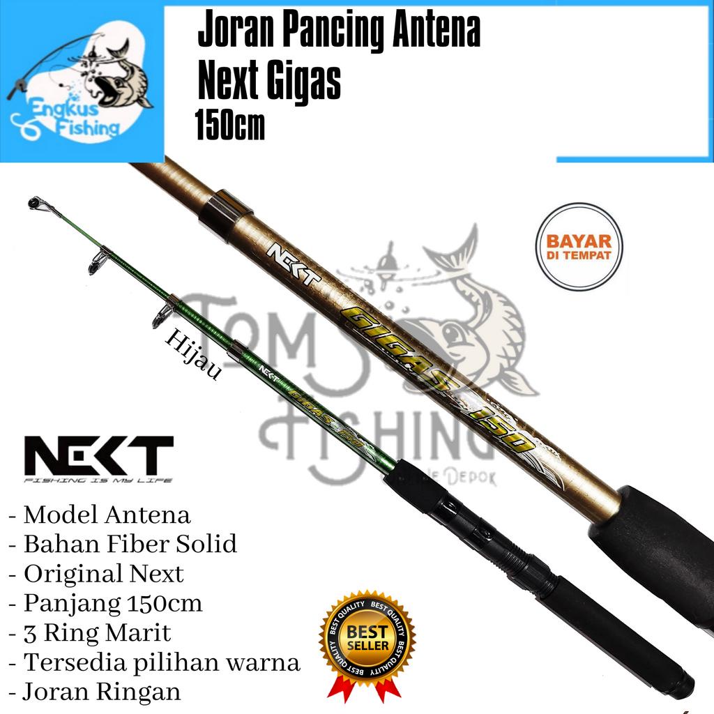 Joran Antena Pancing Next Gigas 150cm Fiber Solid Murah - Engkus Fishing