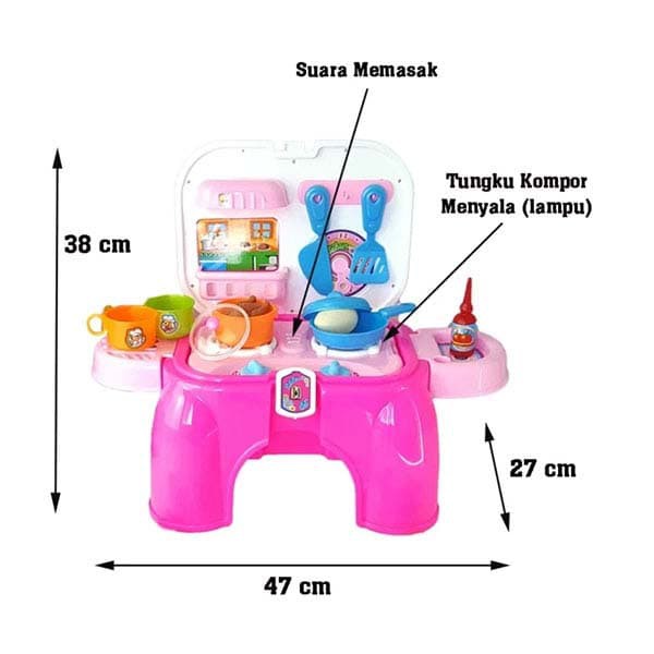 BISA COD TERMURAH KITCHEN SET PLAYSET TABLE OCT2021 - MAINAN MASAK MASAKAN