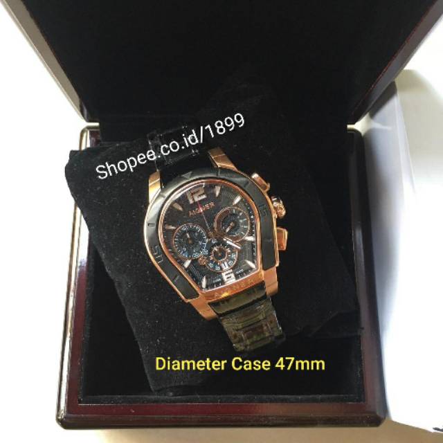 JAM TANGAN WANITA  AIGNER A58500F CHRONOGRAPH GRADE SUPER PREMIUM