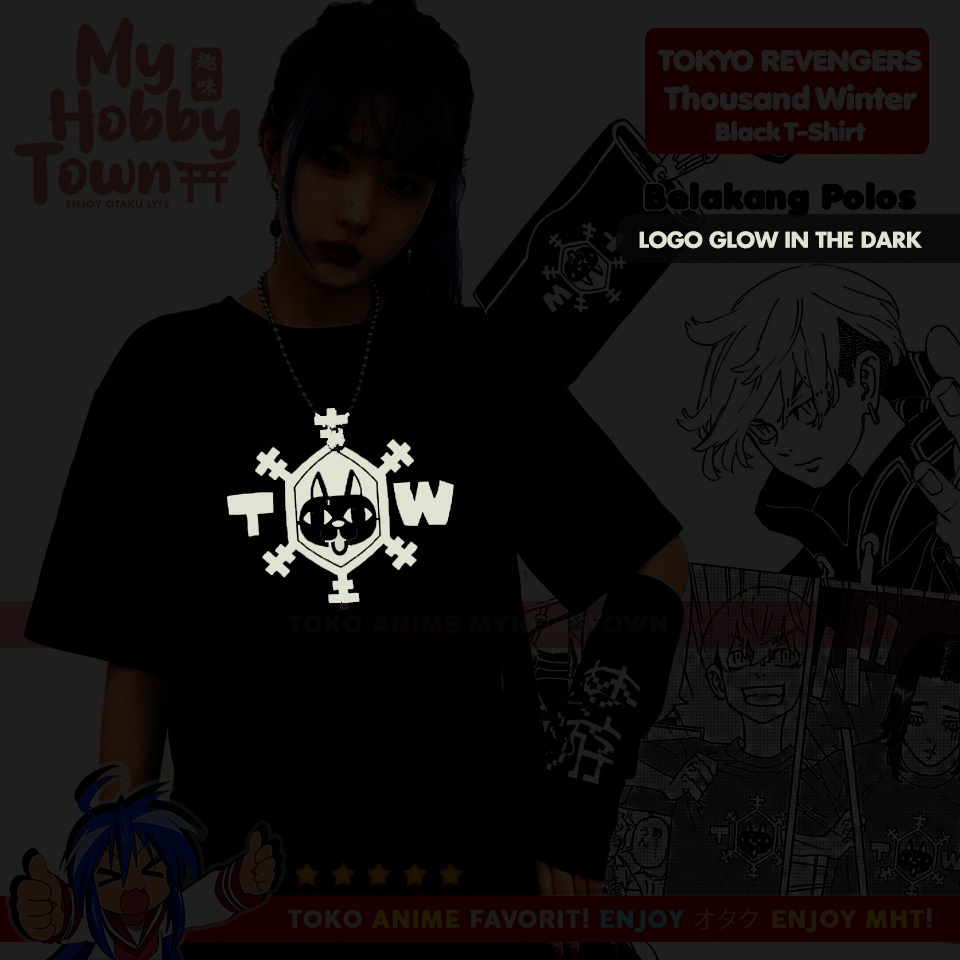 Kaos T-shirt Anime Tokyo Revengers Thousand Winter Chifuyu Matsuno