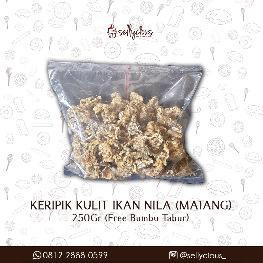 Kerupuk Kulit Ikan Nila Matang Keto Diet - READY