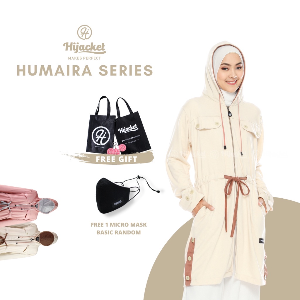 ✅TERBARU✅ Hijacket Original HUMAIRA and KIDS Series Jacket Hijaber Jaket Wanita Muslimah Hijaket Jaket Hijab Hijaber Tebal Hangat Premium Jaket Musim Dingin