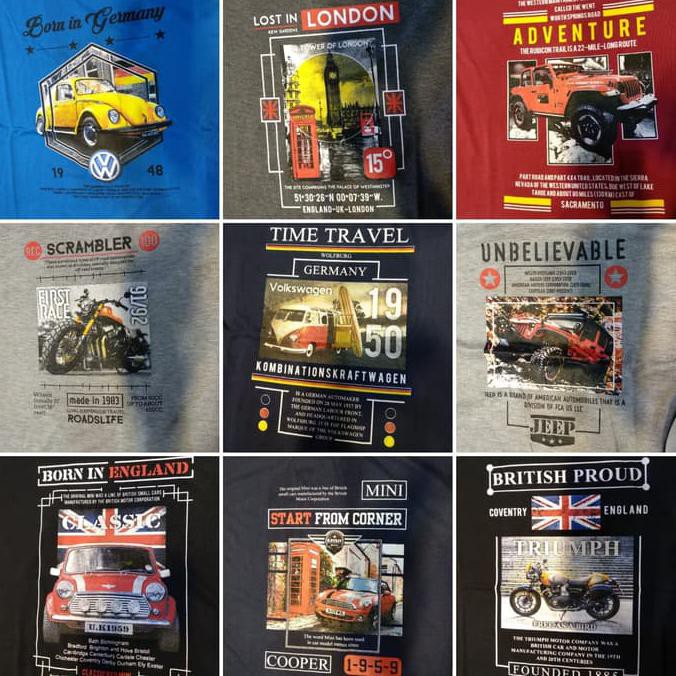 Super Kaos Distro Premium Polyester 24S Size M Grosir Sale