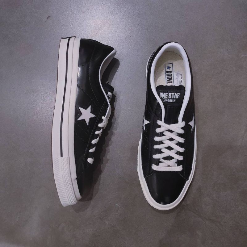 SNEAKERS PRIA ORIGINAL CONVERSE ONE STAR OX HANBYEOL BLACK