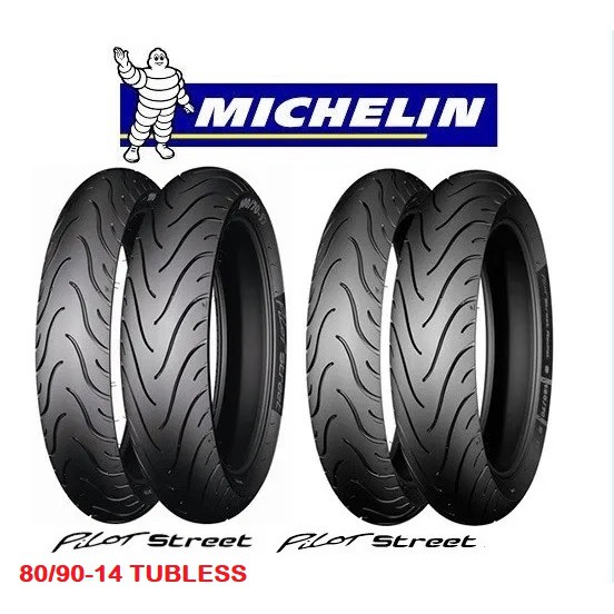 Ban Michelin 80/90-14 Pilot Street Tubless