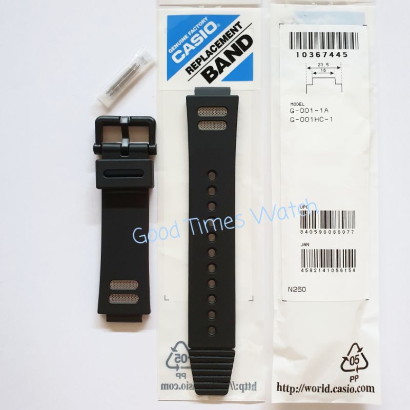 STRAP G-SHOCK G-001-1A G-001HC G-001BB G 001 Casio Original