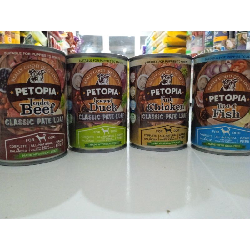 DOG FOOT PETOPIA 380GR ALL VARIAN - MAKANAN ANJING