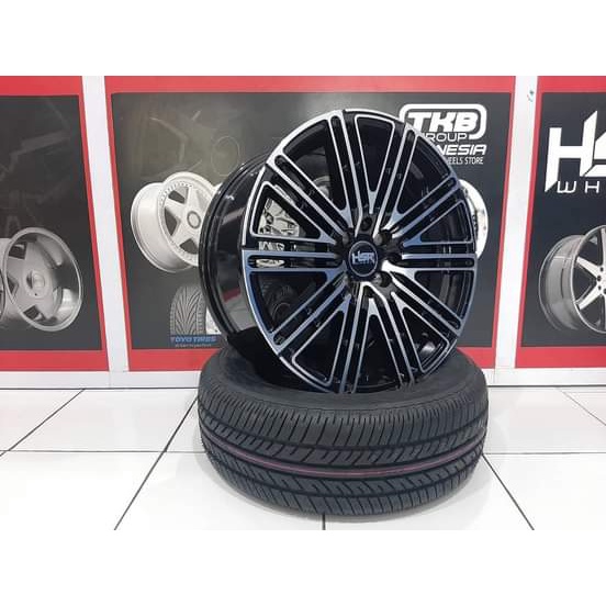Velg HSR Ring 17 Lobang 4 New Honda City, Mobilio, Alves, Soluna HSR Tomok R17 Pcd 5x114,3