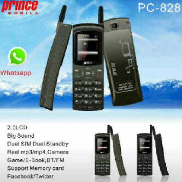 PRINCE PC-828 / PC828 Antena Dual Sim | Shopee Indonesia