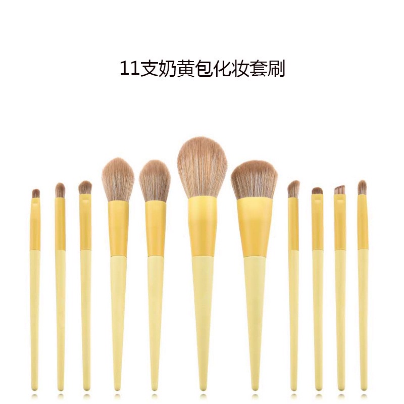 PREMIUM WOOD MAKEUP BRUSH SET FREE POUCH | KUAS MAKEUP |MAKEUP BRUSH| BRUSH | MAKEUP SET| KOSMETIK