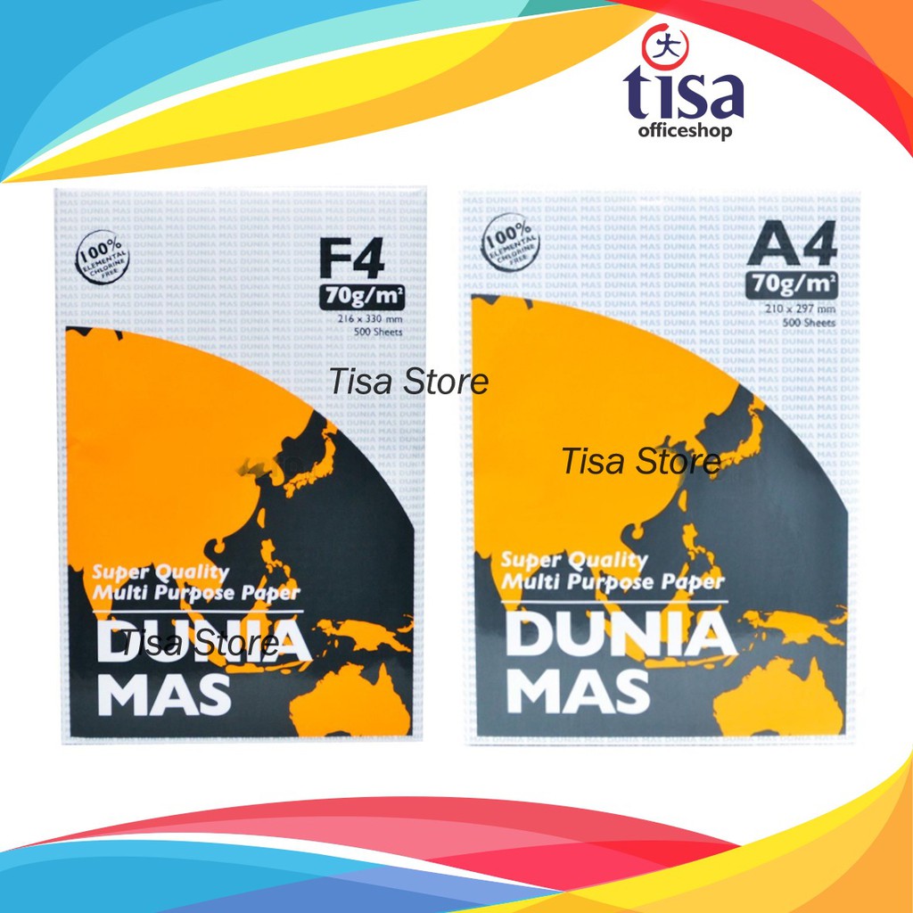 

Kertas Dunia Mas 75gsm A4/F4