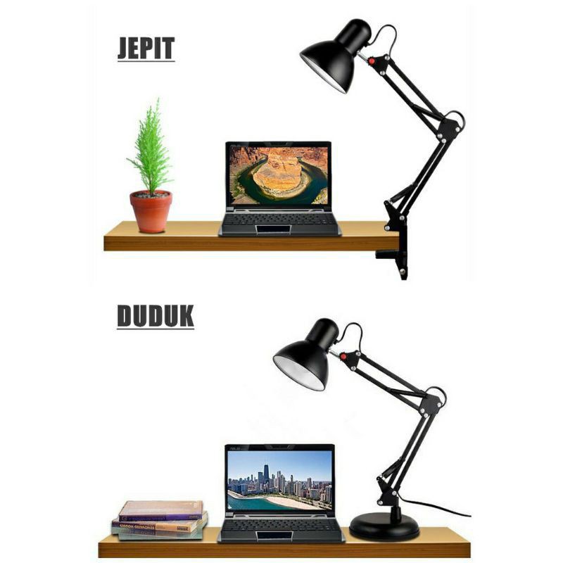 lampu meja belajar arsitek jepit lampu belajar kerja sekolah-2