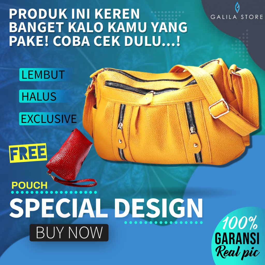 Tas Kerja kantor Jalan Santai Wanita Import Elegan Ibu Ibu Pengajian Hobo Besar