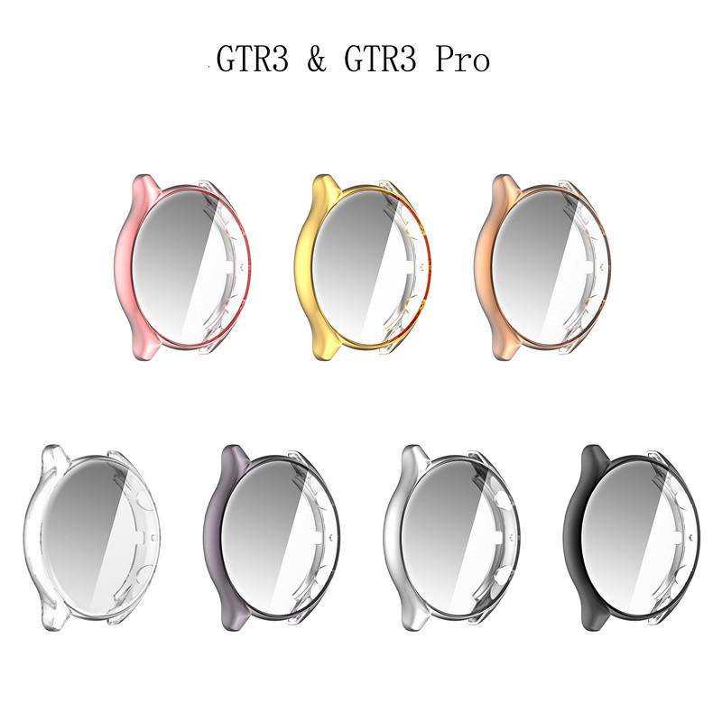 Soft Case TPU Bumper Pelindung Layar Smartwatch Huami Amazfit GTS2 GTS3 GTR2E GTR3 Pro