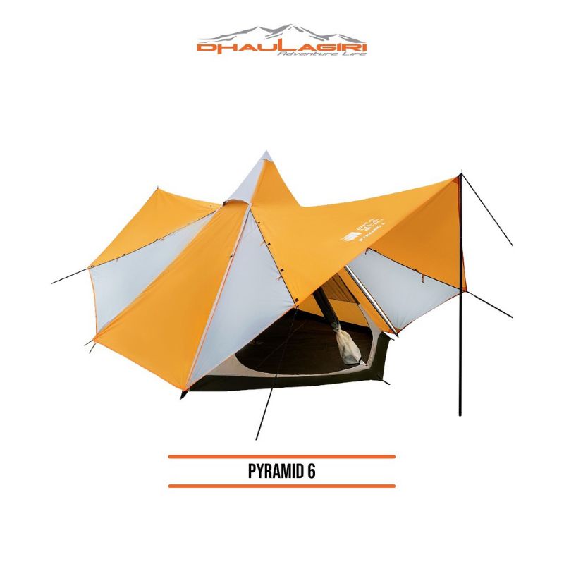 Tenda Camping - Tenda Kemah Pyramid 6 Orang Original Dhaulagiri