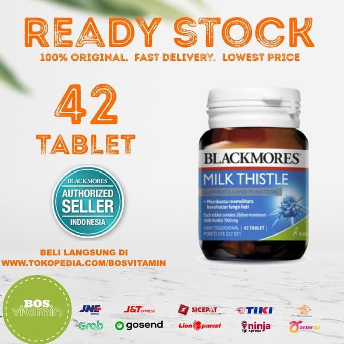 New01 Blackmores Milk Thistle Bpom Kalbe - 42 Tablet