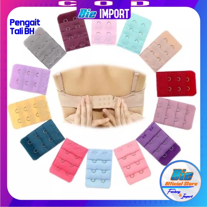 Pengait Bra Extension / Tali BH 2 &amp; 3 Baris Impor Best Seller