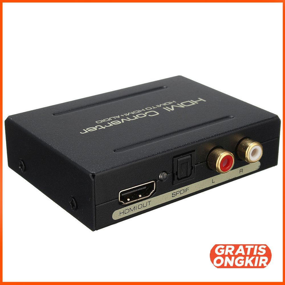 HDMI to HDMI &amp; Optical SPDIF &amp; RCA Audio Extractor Converter AY60