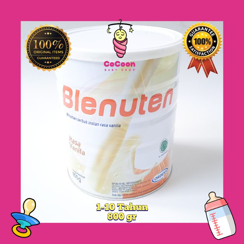 Susu Formula Anak Blenuten Vanila 800 gr 800g 1-10 Tahun