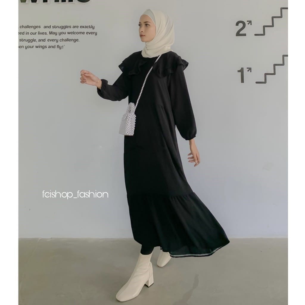 MARITA MIDI DRESS / MASITA MIDI DRESS / DRESS WANITA KEKINIAN